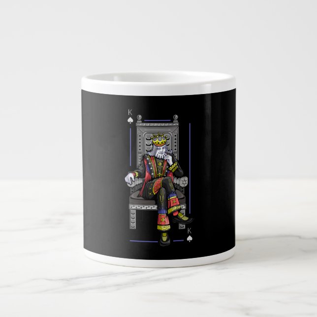 Caneca De Café Grande Card King (Frente)