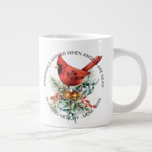 Caneca De Café Grande Cardeais Aparecem Simpatia Verde do Feriado