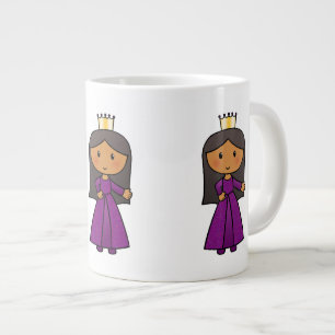 Caneca De Café Grande Caricatura Clip Arte Fita Princesa com Tiara