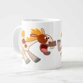 Caneca De Café Grande Caricatura Livremente Pinto Horse Jumbo Mug