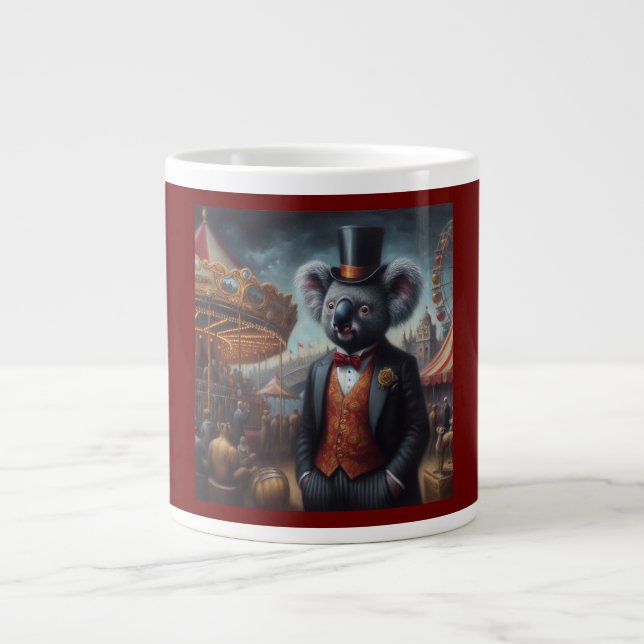 Caneca De Café Grande Carnaval de Koala (Frente)