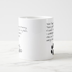 Caneca De Café Grande Caro Cão Mãe Pai Pet Nome Personalizado Coffee M
