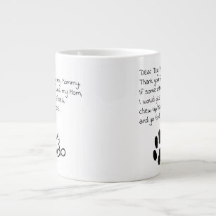 Caneca De Café Grande Caro Cão Mãe Pai Pet Nome Personalizado Coffee Mug