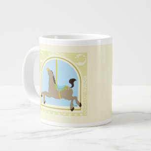 Caneca De Café Grande Carousel Horse por June Erica Vess