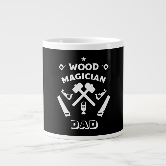 Caneca De Café Grande Carpenter Woodworker (Frente)