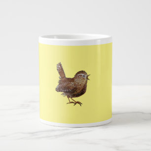Caneca De Café Grande Carriça (Troglodytes Troglodytes)