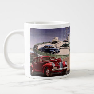 Caneca De Café Grande Carros Antigos, Viagem de Carros Clássicos pela Ro