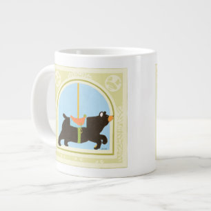 Caneca De Café Grande Carrossel Bear de June Erica Vess
