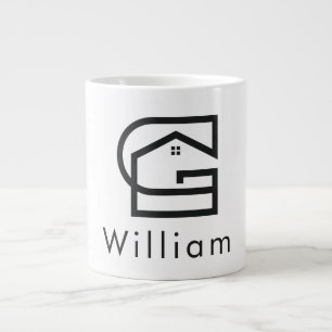 Caneca De Café Grande Carta de Imóveis Corporativos Casa G