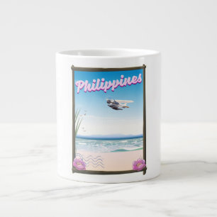 Caneca De Café Grande cartaz de viagem Filipinas