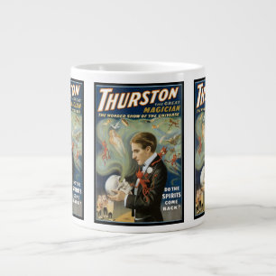Caneca De Café Grande Cartaz Mágico Antigo, Thurston, O Grande Mágico