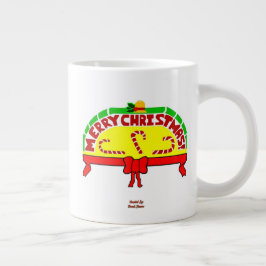 Caneca De Café Grande Cartões de natal Jumbo Mug