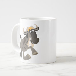 Caneca De Café Grande Cartografia Dançando Wildebeest Jumbo Mug