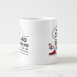 Caneca De Café Grande Cartografia de Papais noeis de Natal Otometrista