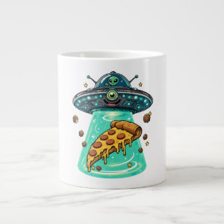 Caneca De Café Grande Cartoon engraçado de OVNI de alienígena fofo levan
