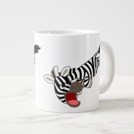 Caneca De Café Grande Cartoon Zebra Jumbo Mug