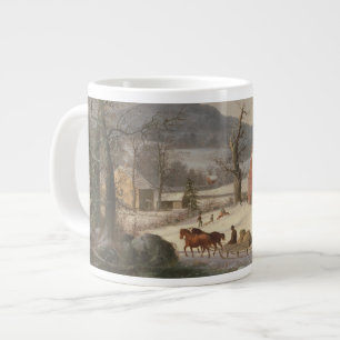Caneca De Café Grande Casa da Escola Vermelha (Cena do País) 1858