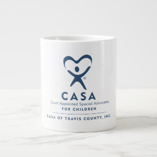 Caneca De Café Grande CASA de Travis County Coffee Mug