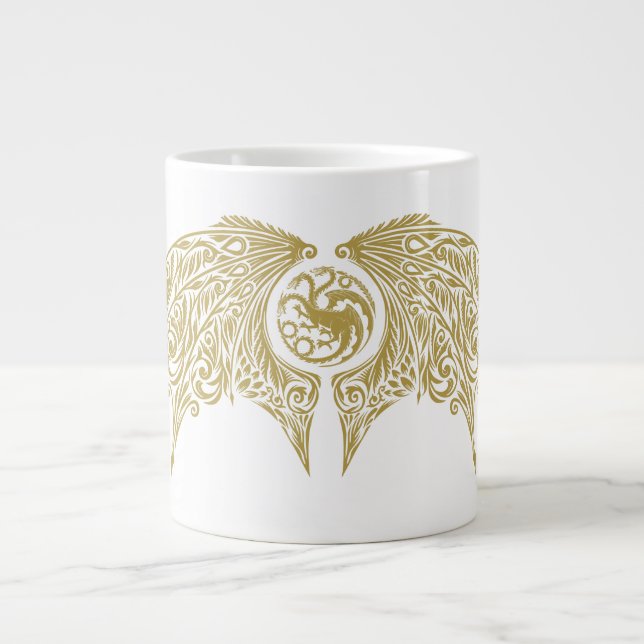 Caneca De Café Grande CASA DO DRAGÃO | Prurido Targaryen (Frente)