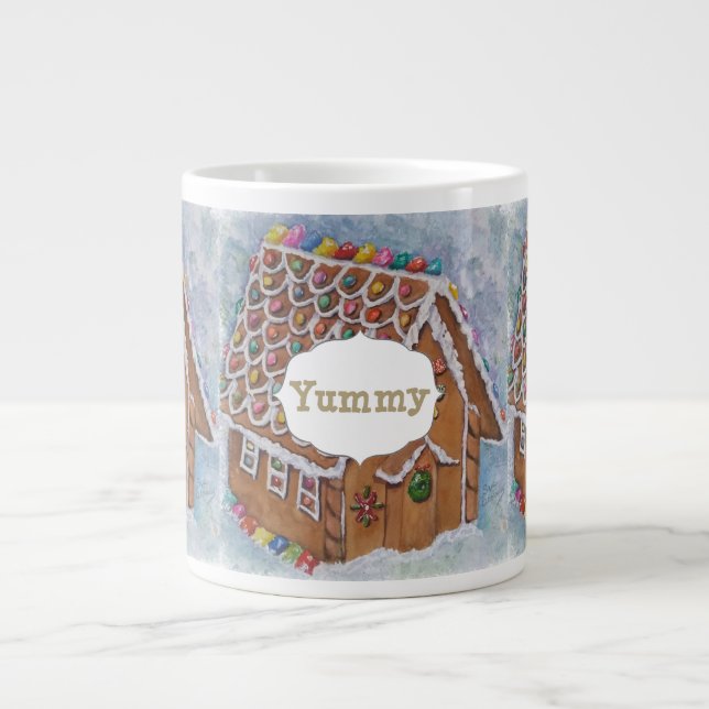 CANECA DE CAFÉ GRANDE CASA GINGERBREAD (Frente)