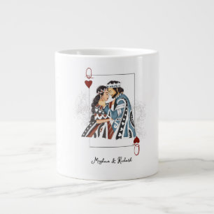 Caneca De Café Grande Casal da rainha