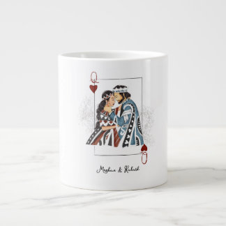 Caneca De Café Grande Casal da rainha
