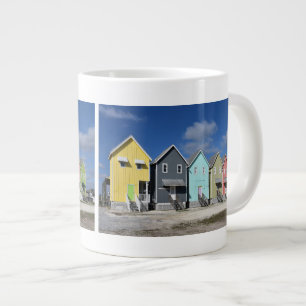 Caneca De Café Grande Casas Coloridas da Ilha Dauphin, Descolagem Gigant
