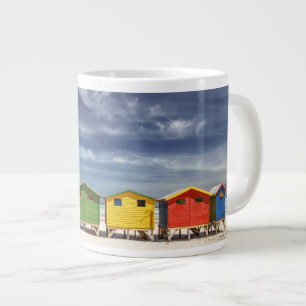 Caneca De Café Grande Casas Coloridas de Praia   Muizenberg, África do S