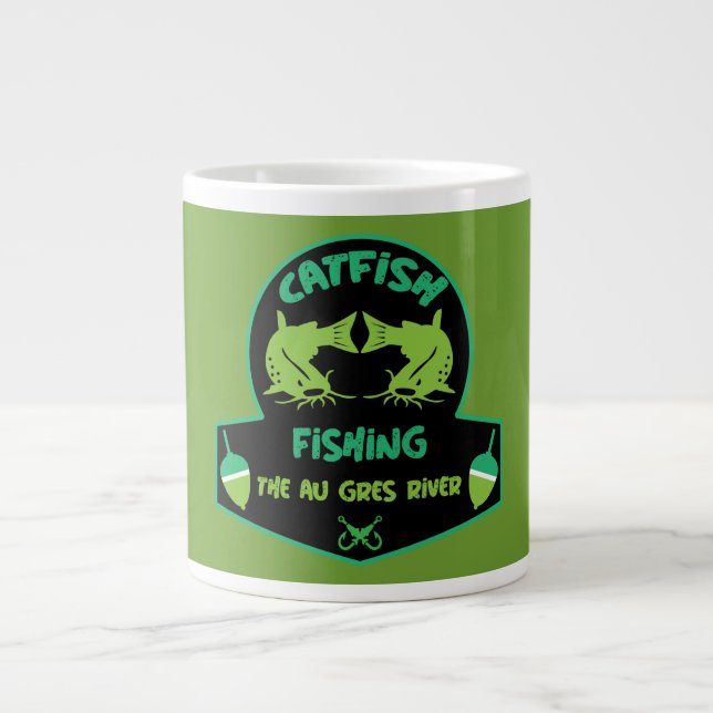 Caneca De Café Grande Cat Fisheries Au Gres (Frente)