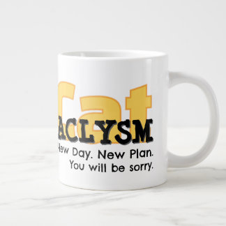 Caneca De Café Grande CatAclysm | No Regrets C. Posse Specialty Mug