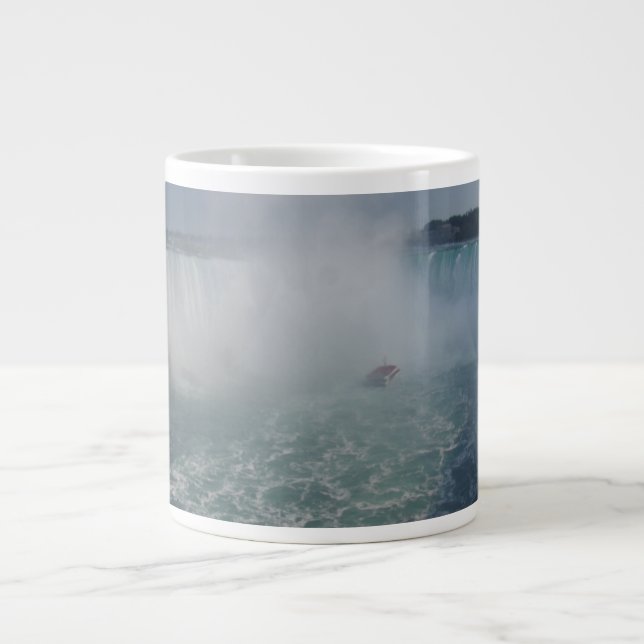 Caneca De Café Grande Cataratas em ferradura nas cataratas de Niágara (Frente)