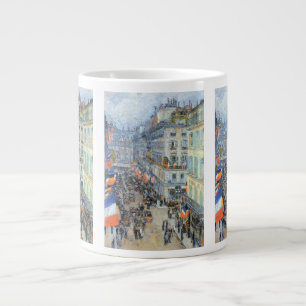 Caneca De Café Grande Catorze de Julho, Rue Daunou por Childe Hassam
