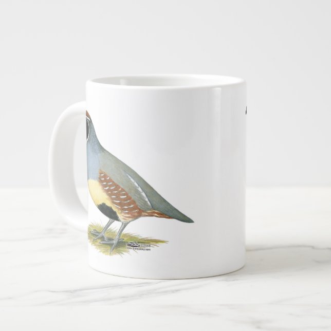 Caneca De Café Grande Cauda do Deserto de Gambel (Frente Esquerda)