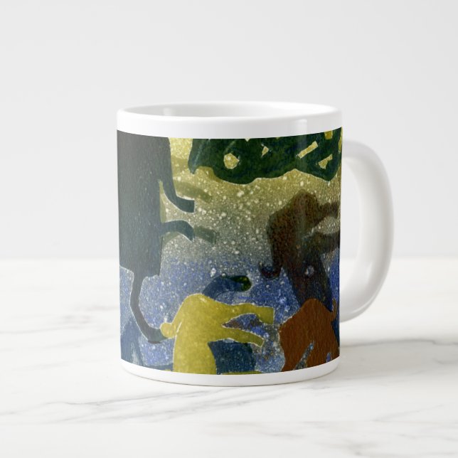 Caneca De Café Grande Cavaleiro Pictish (Frente Esquerda)