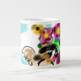 Caneca De Café Grande Cavalier king charles spaniel 