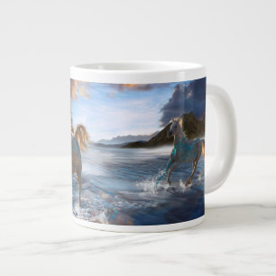 Caneca De Café Grande "Cavalo da Ilha Stellar"