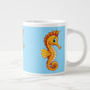 Caneca De Café Grande Cavalo-marinho-de-boca-longa