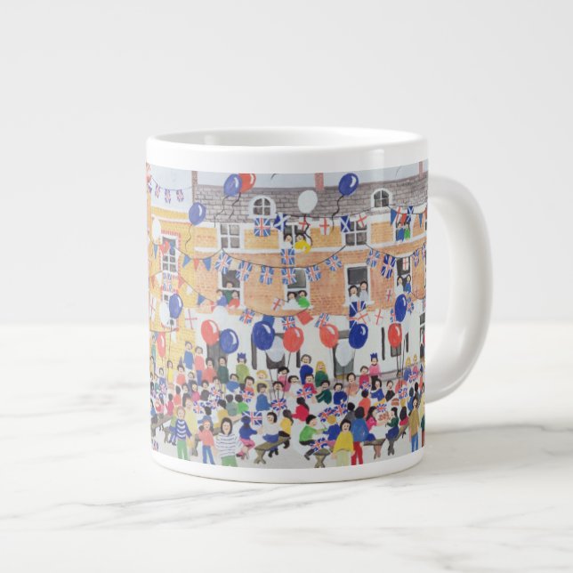 Caneca De Café Grande Celebrações do Dia VE 1995 (Frente Esquerda)