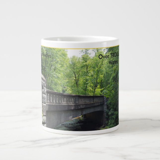 CANECA DE CAFÉ GRANDE CENA DE PONTE COM TEXTO (Frente)
