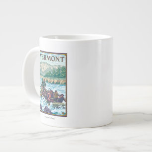 Caneca De Café Grande Cena de Rafa do Rio Vermont