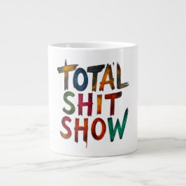 Caneca De Café Grande Cena Totalmente Ridícula