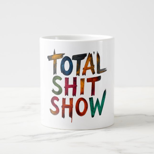 Caneca De Café Grande Cena Totalmente Ridícula (Frente)