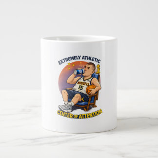 Caneca De Café Grande Centro de Atenção Extremamente Atlético e Divertid