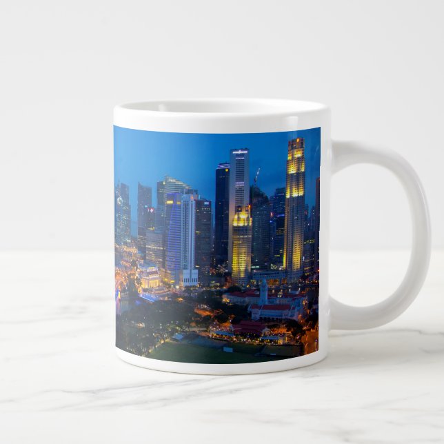 Caneca De Café Grande Centro de Singapura à noite (Direita)
