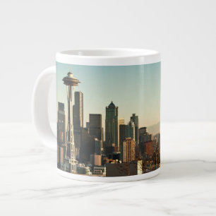 Caneca De Café Grande Centro Seattle horizonte e Agulha espacial