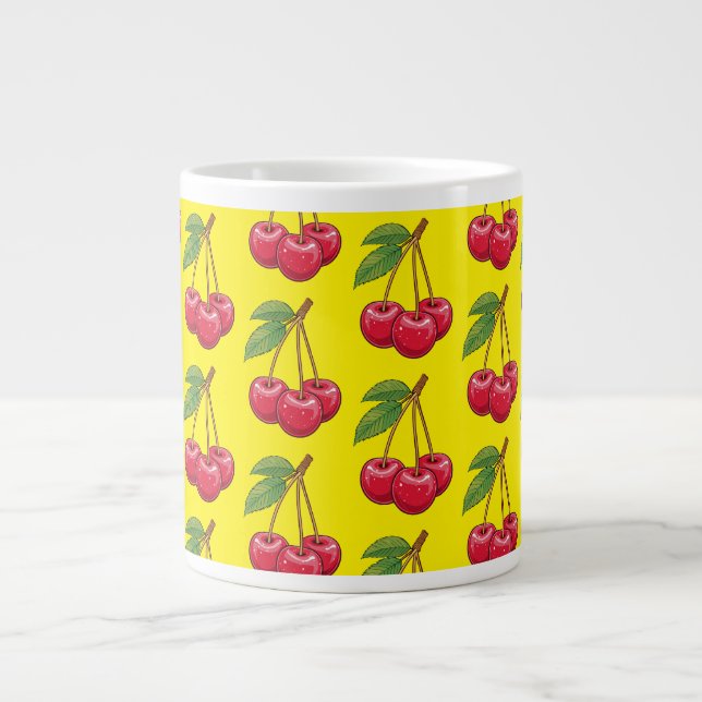 Caneca De Café Grande Cereja (Frente)