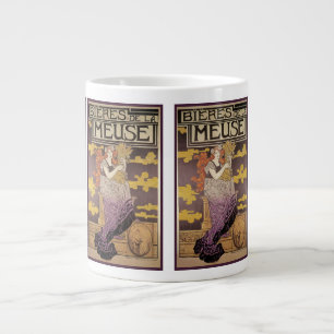 Caneca De Café Grande Cerveja da Meuse por Marc Auguste Bastard