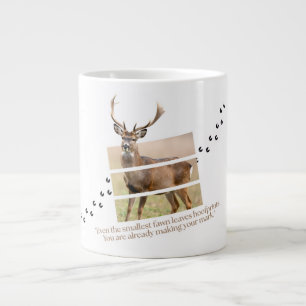 Caneca De Café Grande Cervo da Alma da Floresta