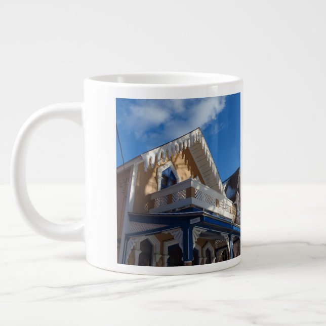 Caneca De Café Grande Céus azuis e Pão-de-Pão - Vinha de Martha (Esquerda)