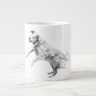 Caneca De Café Grande Céus de outono, Espírito Voador